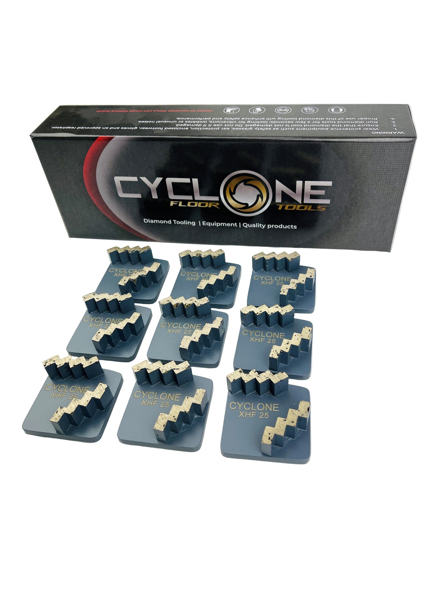 Quick Lock Shoe - Double Step Segment Set of 9