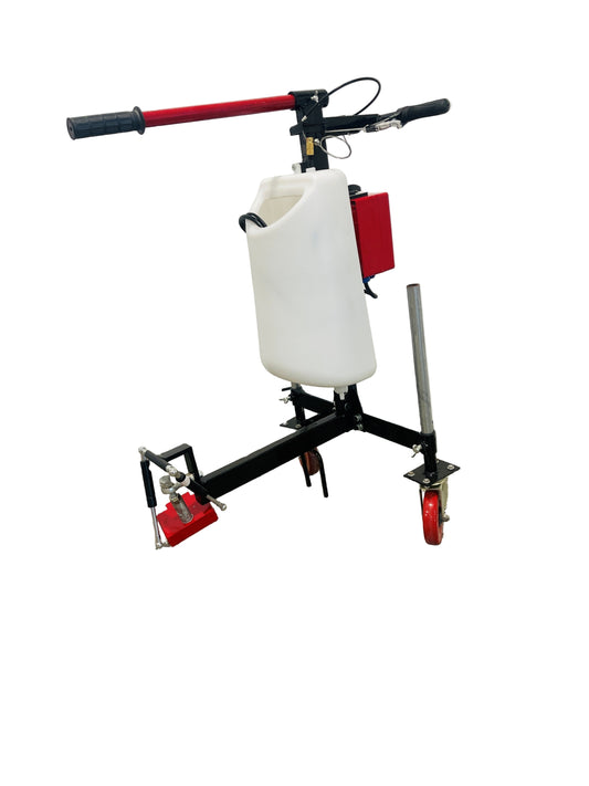 Stand up edge grinder frame