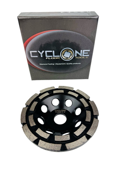 Cup Wheel Double Row 5"
