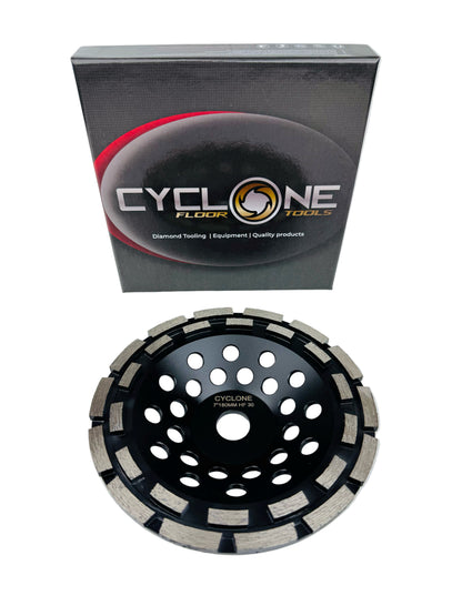 Cup Wheel Double Row 7"