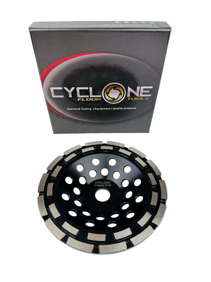 Cup Wheel Double Row 7"