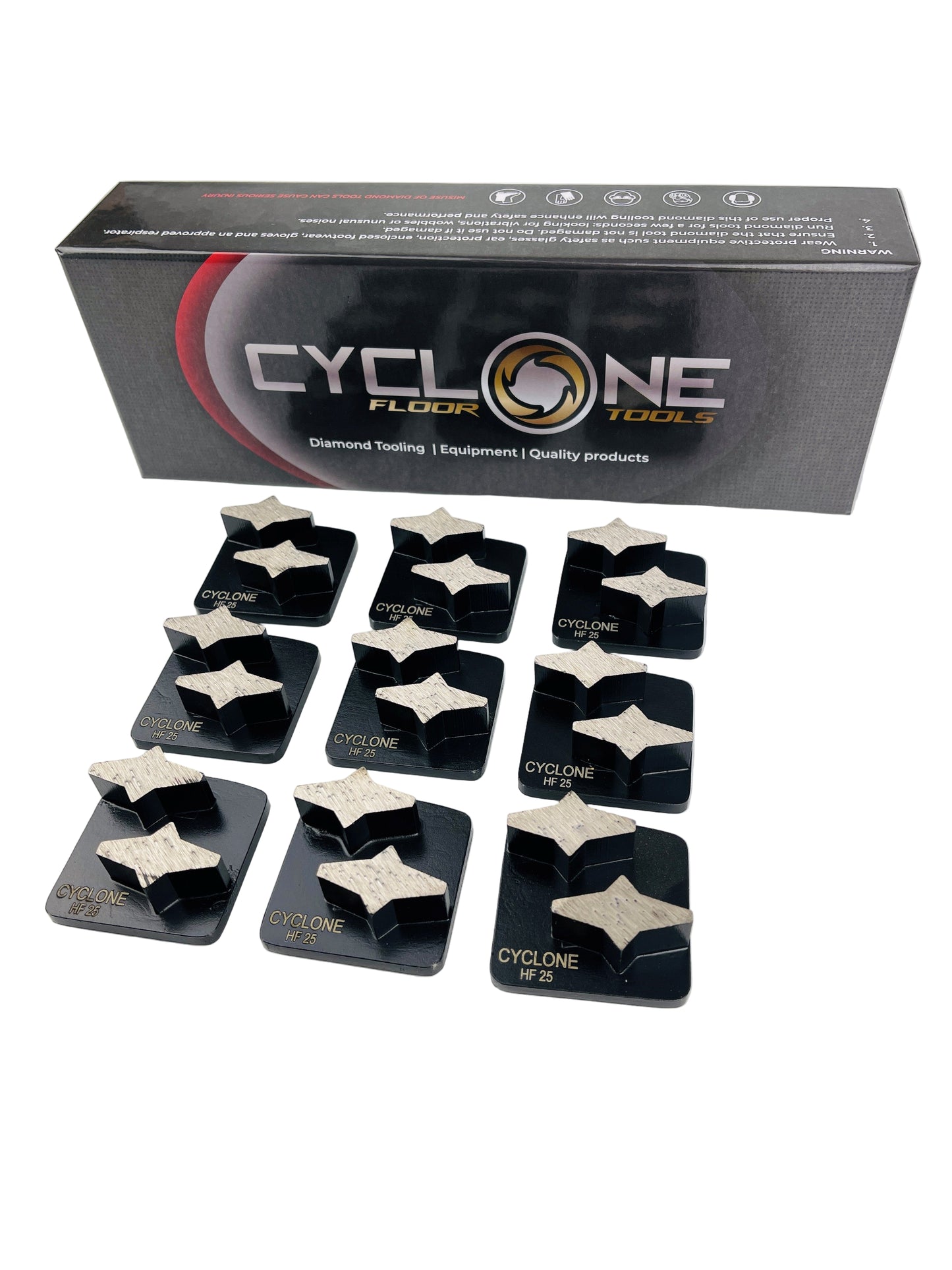 Quick Lock Shoe - Double Star Segment Set of 9