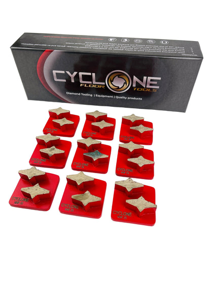 Quick Lock Shoe - Double Star Segment Set of 9