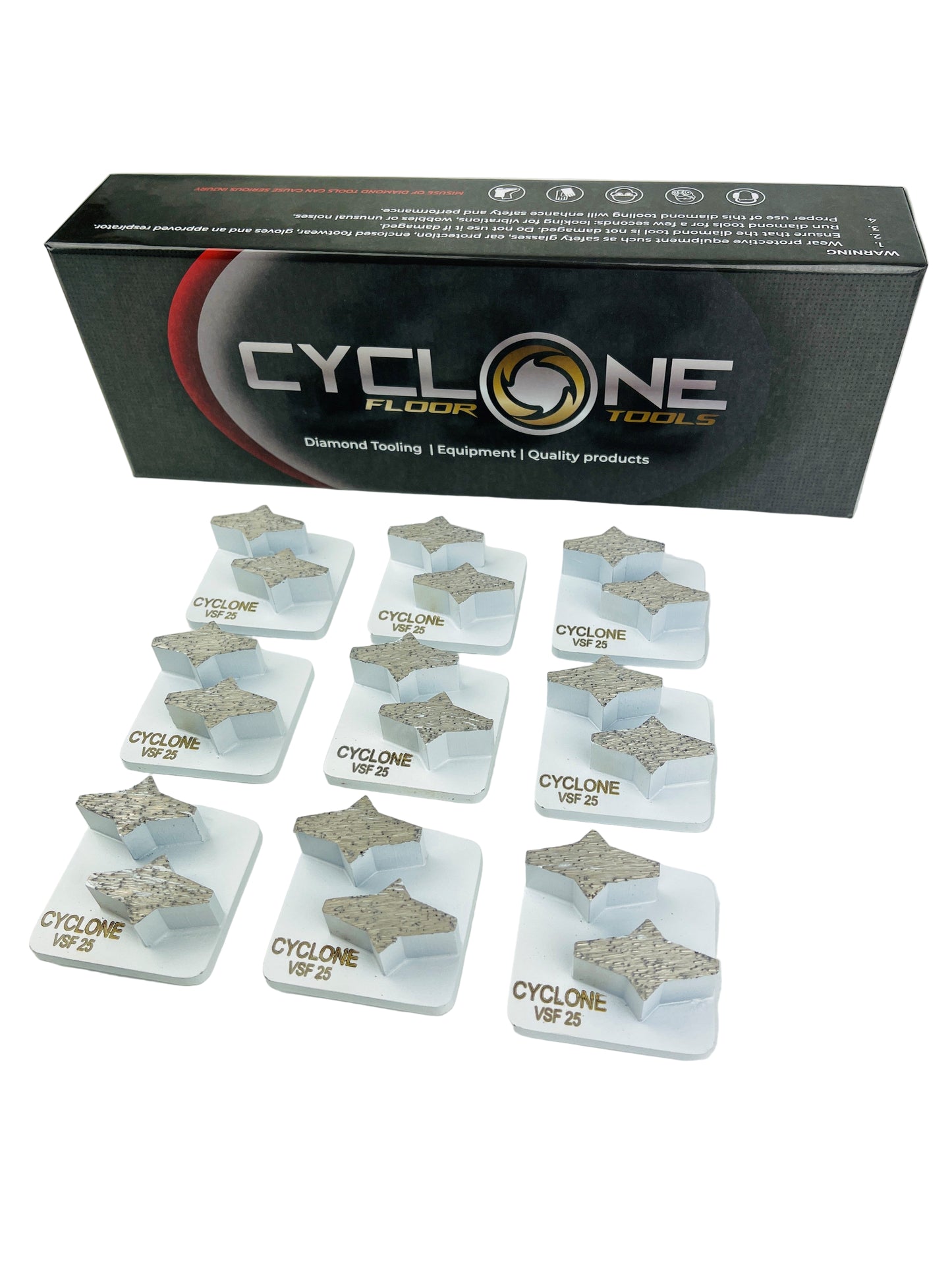 Quick Lock Shoe - Double Star Segment Set of 9