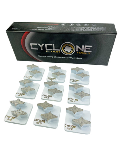 Quick Lock Shoe - Double Star Segment Set of 9
