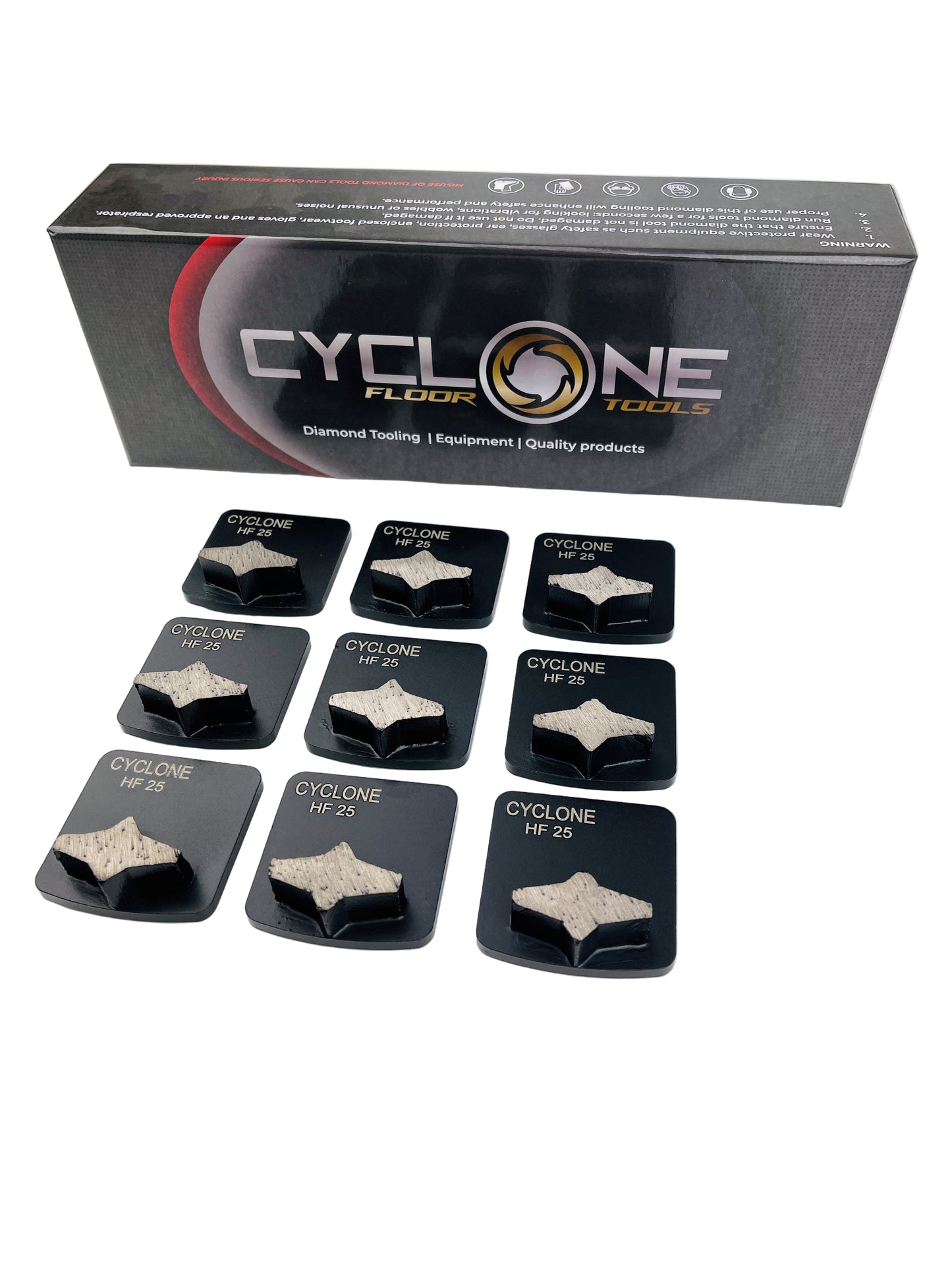Quick Lock Shoe - Single Star Segment Set of 9