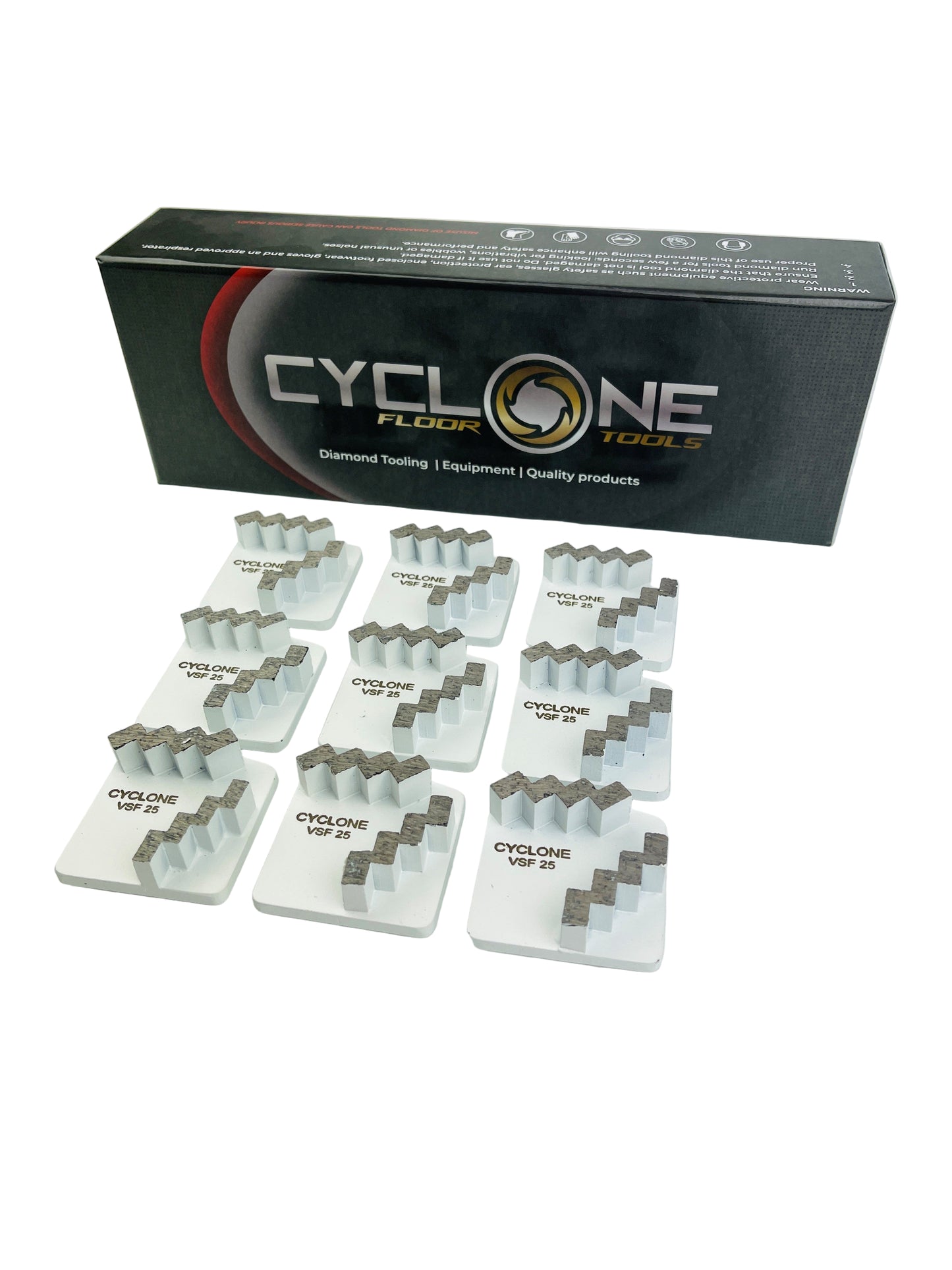Quick Lock Shoe - Double Step Segment Set of 9