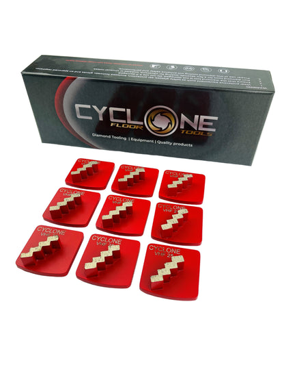 Quick Lock Shoe - Single Step Segment Set of 9
