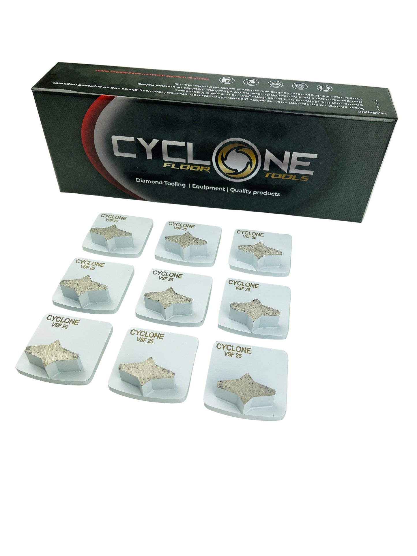 Quick Lock Shoe - Single Star Segment Set of 9