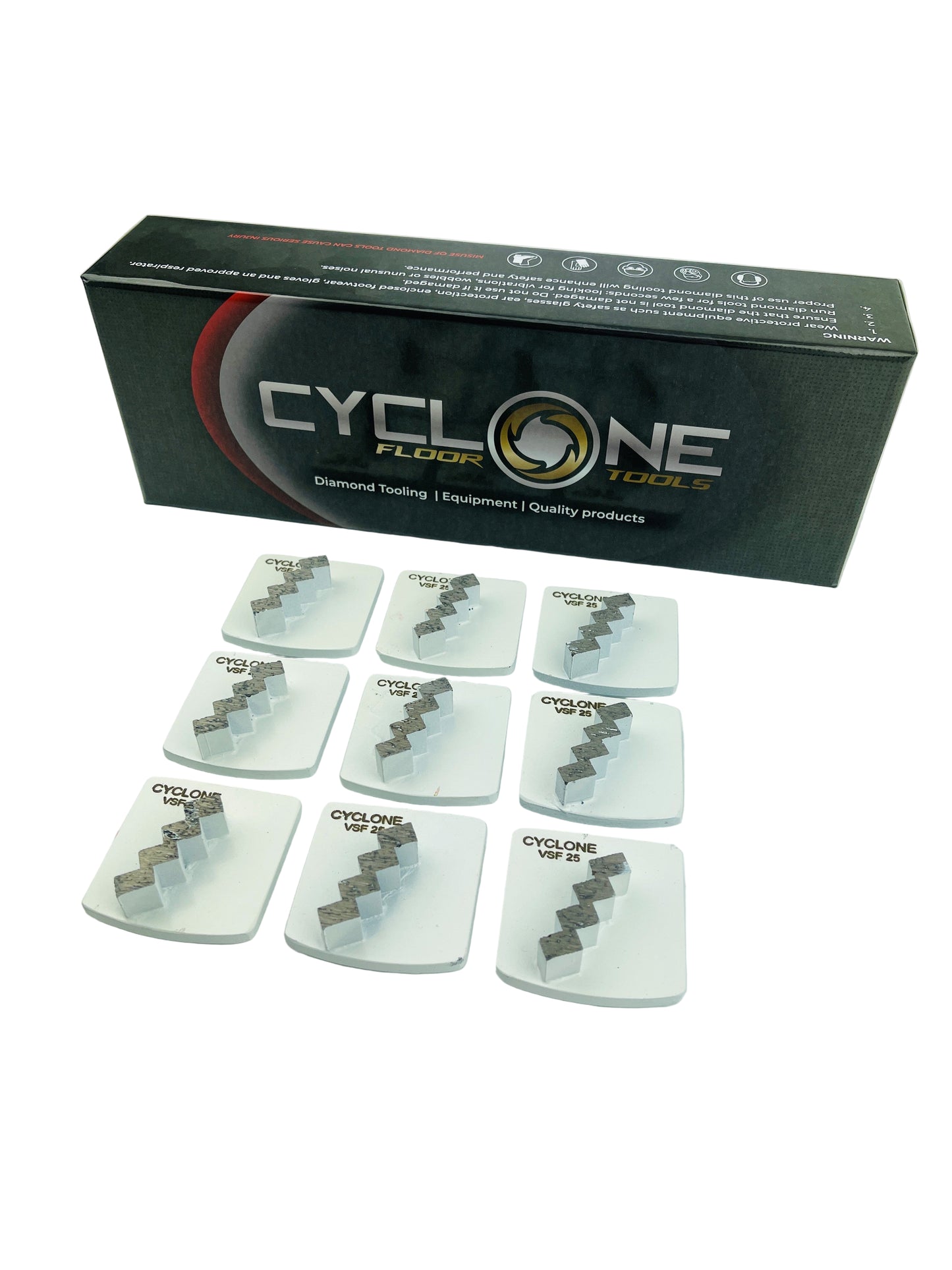 Quick Lock Shoe - Single Step Segment Set of 9